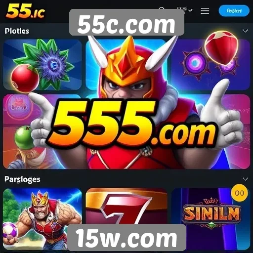 Análise dos jogos oferecidos no 55c.com