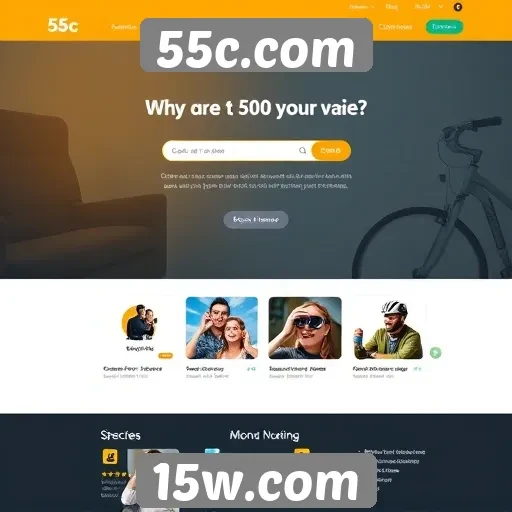 Acessibilidade e navegabilidade do site 55c.com